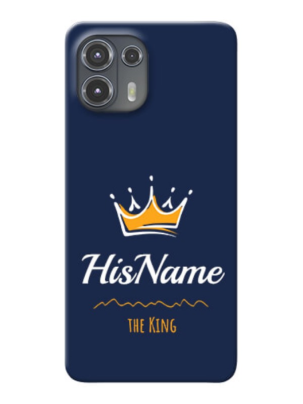 Custom Motorola Edge 20 Fusion 5G King Phone Case with Name