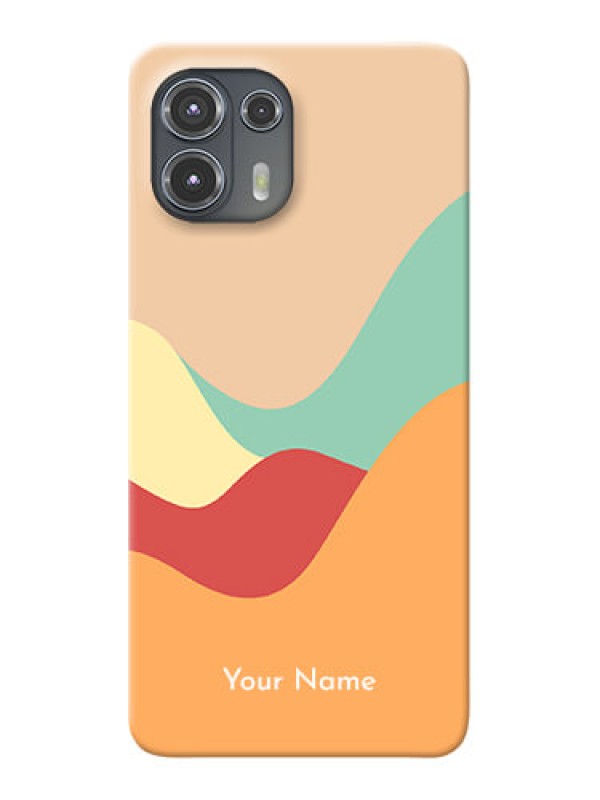 Custom Moto Edge 20 Fusion 5G Custom Mobile Case with Ocean Waves Multi-colour Design