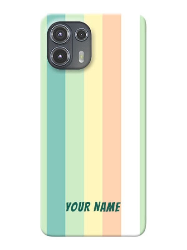 Custom Moto Edge 20 Fusion 5G Back Covers: Multi-colour Stripes Design