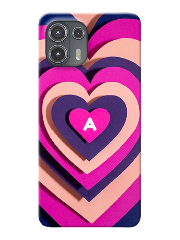 Custom Moto Edge 20 Fusion 5G Custom Mobile Case with Cute Heart Pattern Design