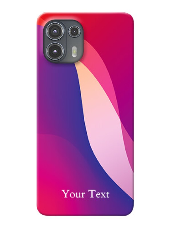 Custom Moto Edge 20 Fusion 5G Mobile Back Covers: Digital abstract Overlap Design