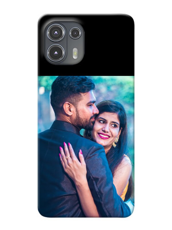 Custom Motorola Moto Edge 20 Fusion 5G Custom Hard Phone Case - Upload Full Picture With Custom Color Design