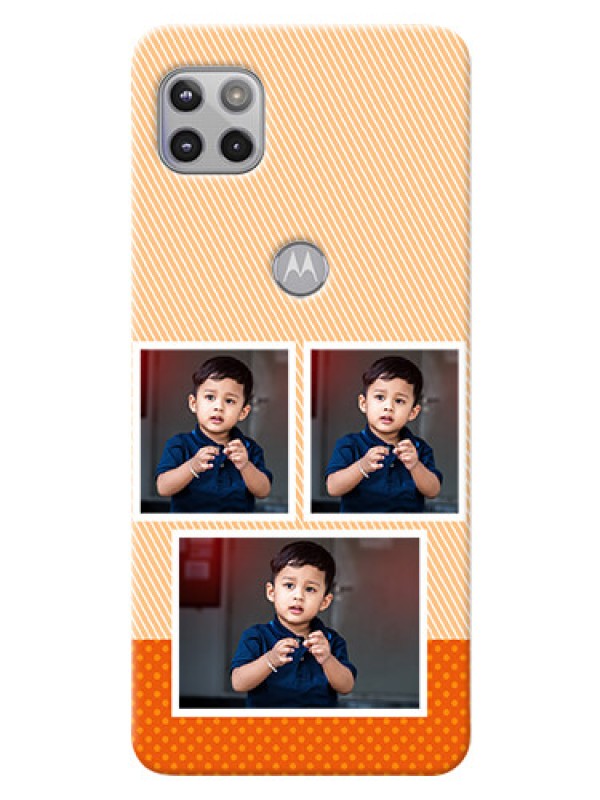 Custom Moto G 5G Mobile Back Covers: Bulk Photos Upload Design