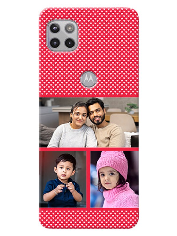 Custom Moto G 5G mobile back covers online: Bulk Pic Upload Design
