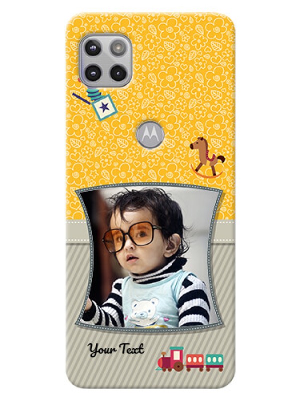 Custom Moto G 5G Mobile Cases Online: Baby Picture Upload Design