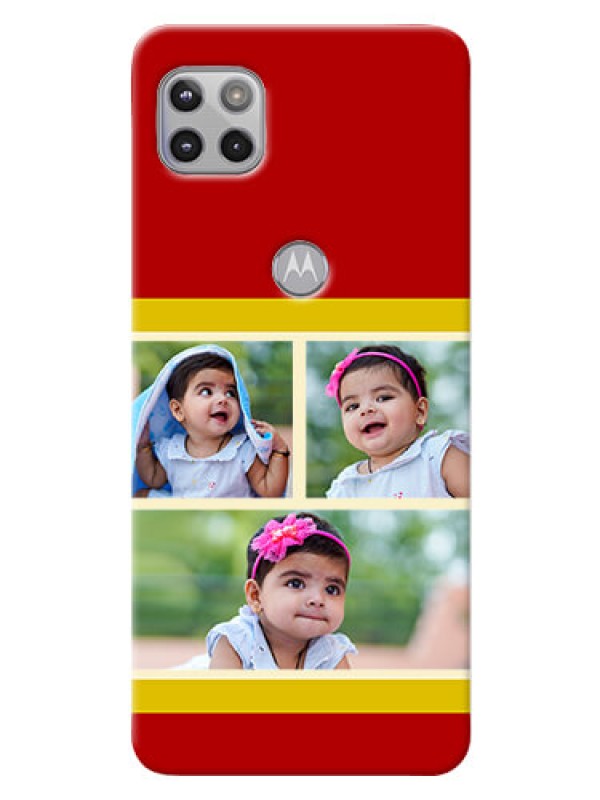 Custom Moto G 5G mobile phone cases: Multiple Pic Upload Design