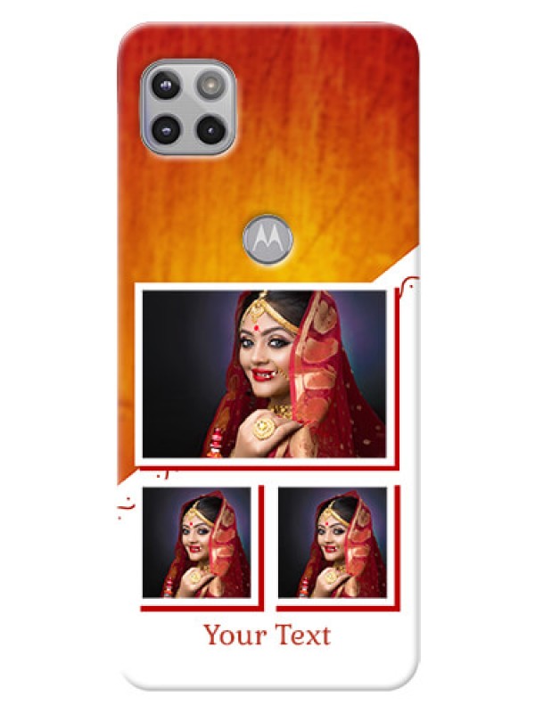 Custom Moto G 5G Personalised Phone Cases: Wedding Memories Design  