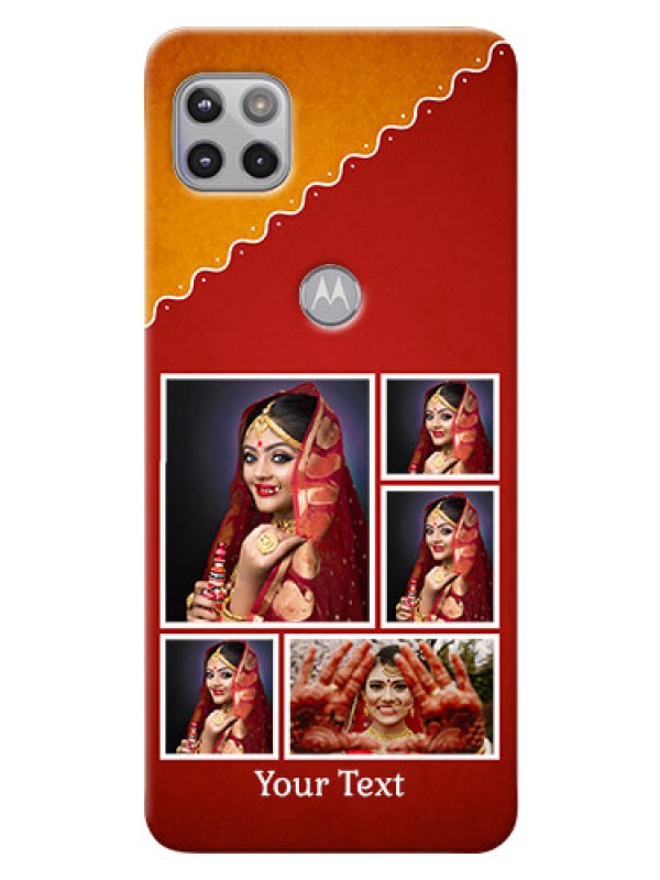 Custom Moto G 5G customized phone cases: Wedding Pic Upload Design