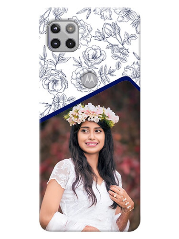 Custom Moto G 5G Phone Cases: Premium Floral Design