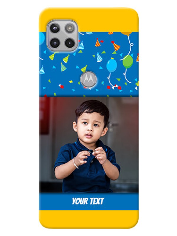 Custom Moto G 5G Mobile Back Covers Online: Birthday Wishes Design