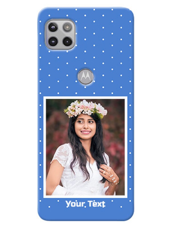 Custom Moto G 5G Personalised Phone Cases: polka dots design