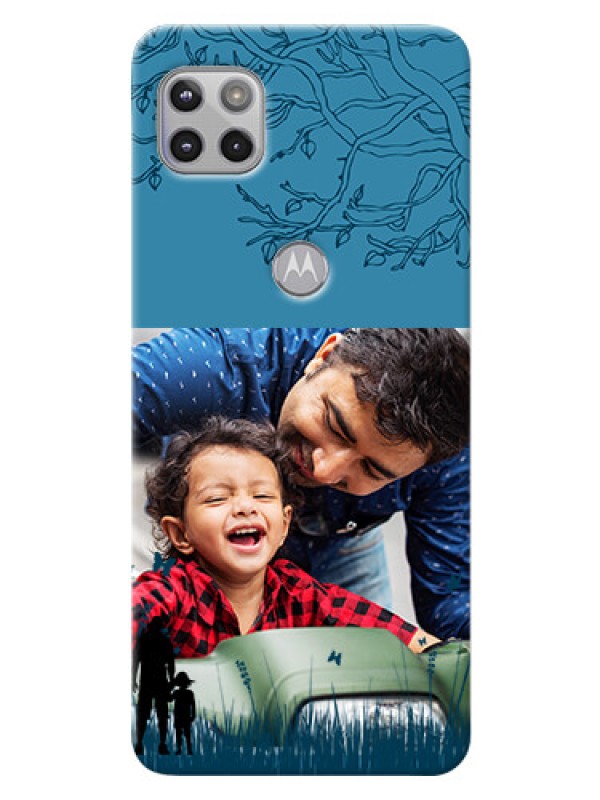 Custom Moto G 5G Personalized Mobile Covers: best dad design 