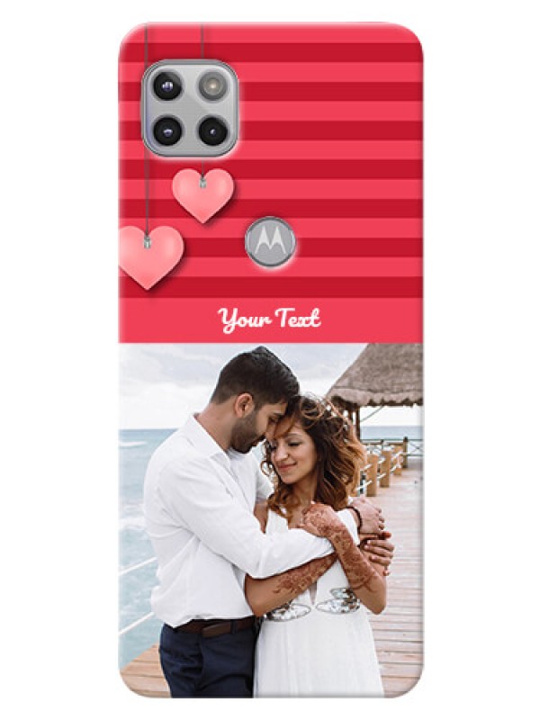 Custom Moto G 5G Mobile Back Covers: Valentines Day Design