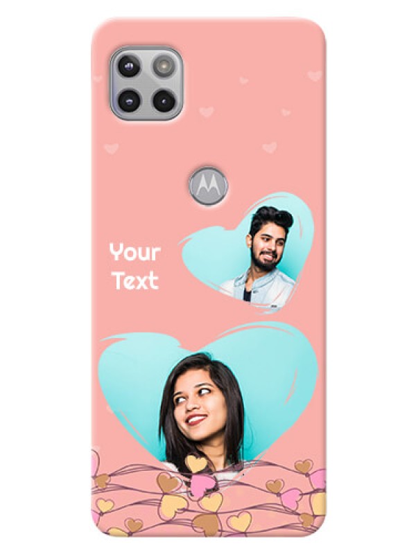 Custom Moto G 5G customized phone cases: Love Doodle Design