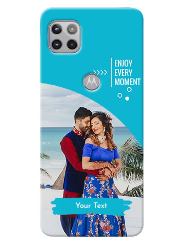 Custom Moto G 5G Personalized Phone Covers: Happy Moment Design