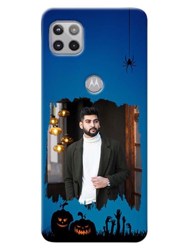 Custom Moto G 5G mobile cases online with pro Halloween design 