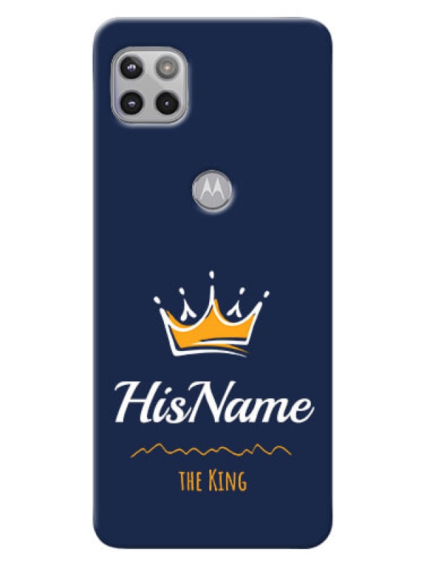 Custom Moto G 5G King Phone Case with Name