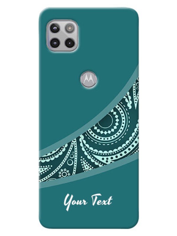 Custom Moto G 5G Custom Phone Covers: semi visible floral Design