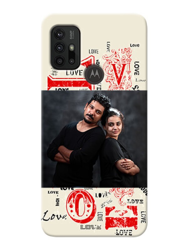Custom Moto G10 Power mobile cases online: Trendy Love Design Case