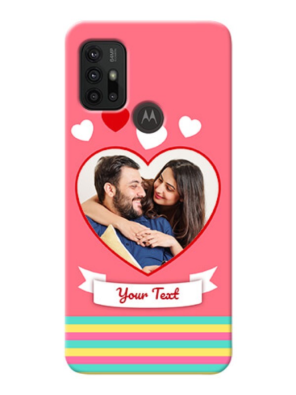 Custom Moto G10 Power Personalised mobile covers: Love Doodle Design