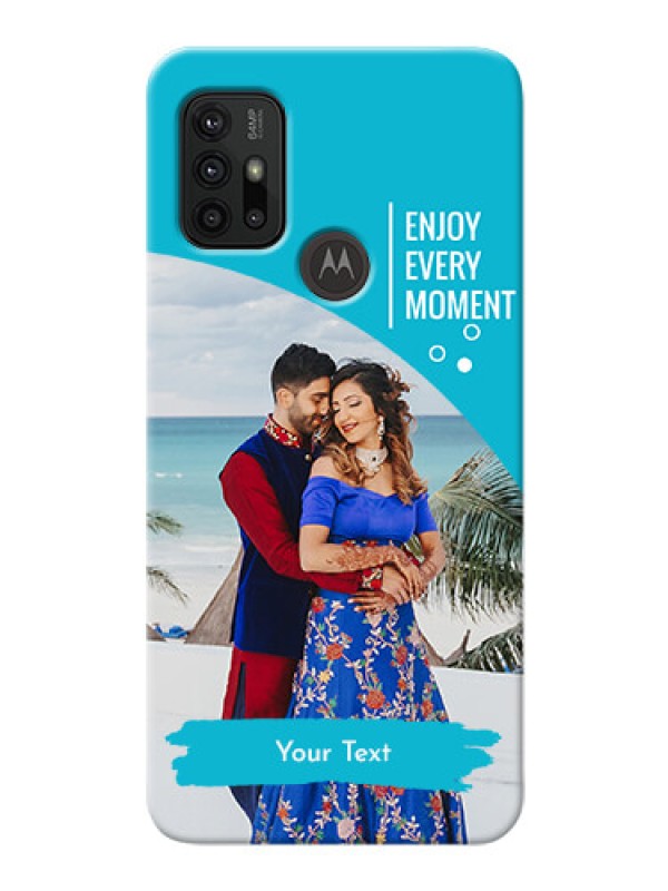 Custom Moto G10 Power Personalized Phone Covers: Happy Moment Design