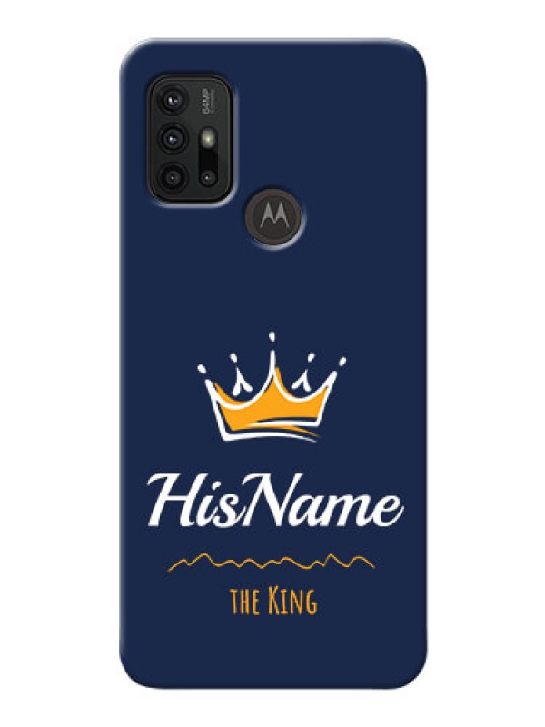 Custom Moto G10 Power King Phone Case with Name