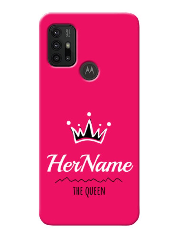 Custom Moto G10 Power Queen Phone Case with Name