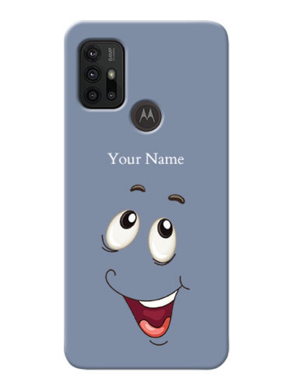 Custom Moto G10 Power Phone Back Covers: Laughing Cartoon Face Design