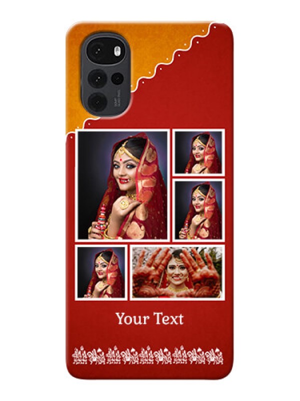 Custom Moto G22 customized phone cases: Wedding Pic Upload Design