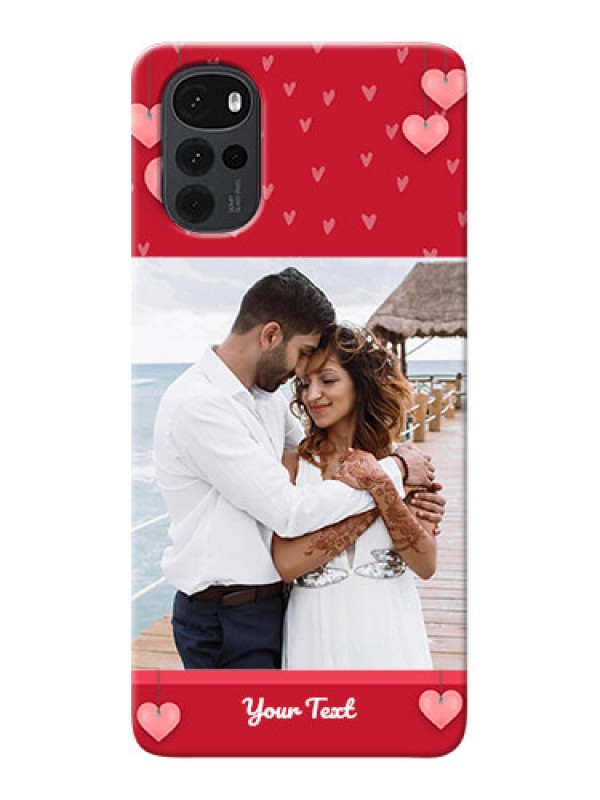Custom Moto G22 Mobile Back Covers: Valentines Day Design