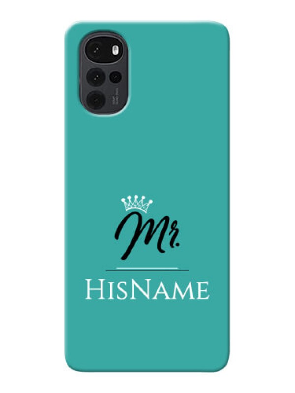 Custom Moto G22 Custom Phone Case Mr with Name