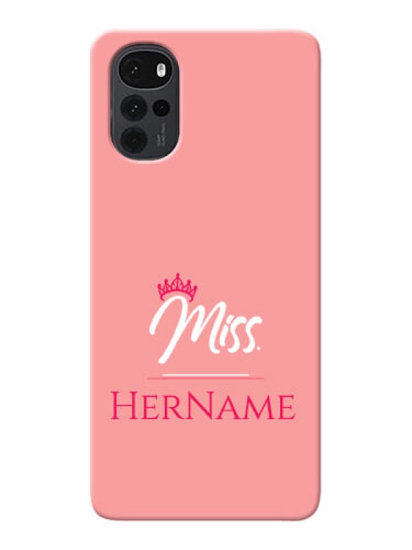 Custom Moto G22 Custom Phone Case Mrs with Name