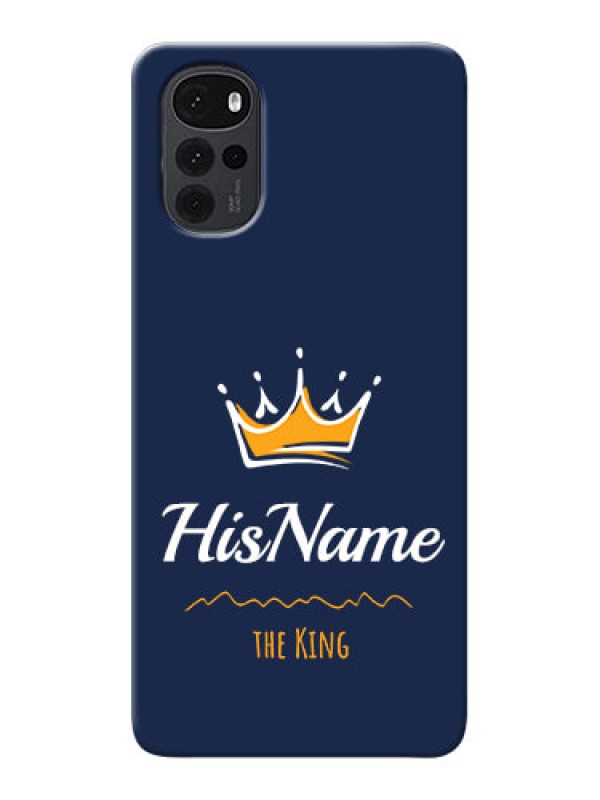 Custom Moto G22 King Phone Case with Name