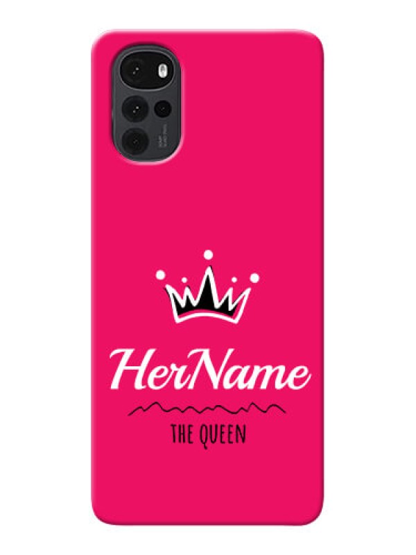 Custom Moto G22 Queen Phone Case with Name