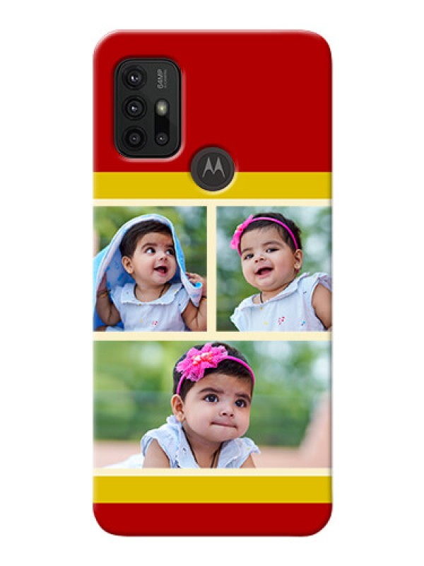 Custom Moto G30 mobile phone cases: Multiple Pic Upload Design