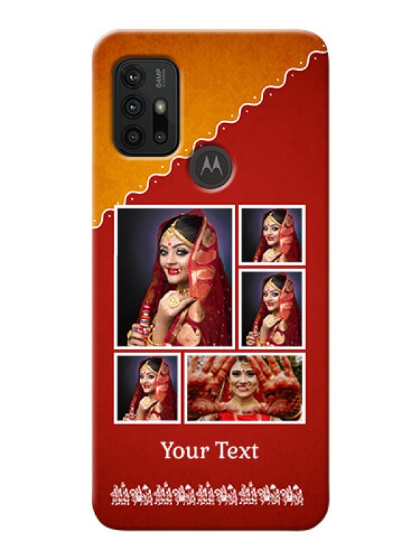 Custom Moto G30 customized phone cases: Wedding Pic Upload Design