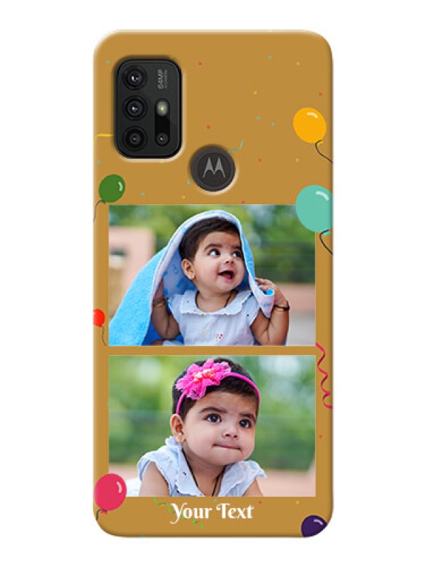 Custom Moto G30 Phone Covers: Image Holder with Birthday Celebrations Design