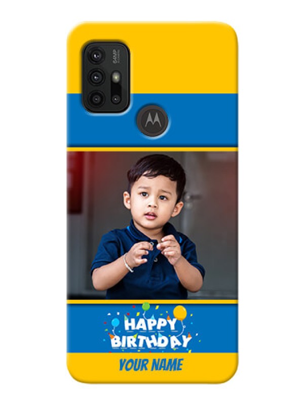 Custom Moto G30 Mobile Back Covers Online: Birthday Wishes Design