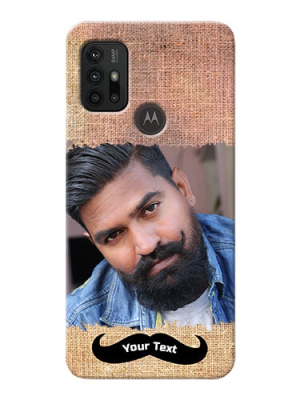 Custom Moto G30 Mobile Back Covers Online with Texture Design