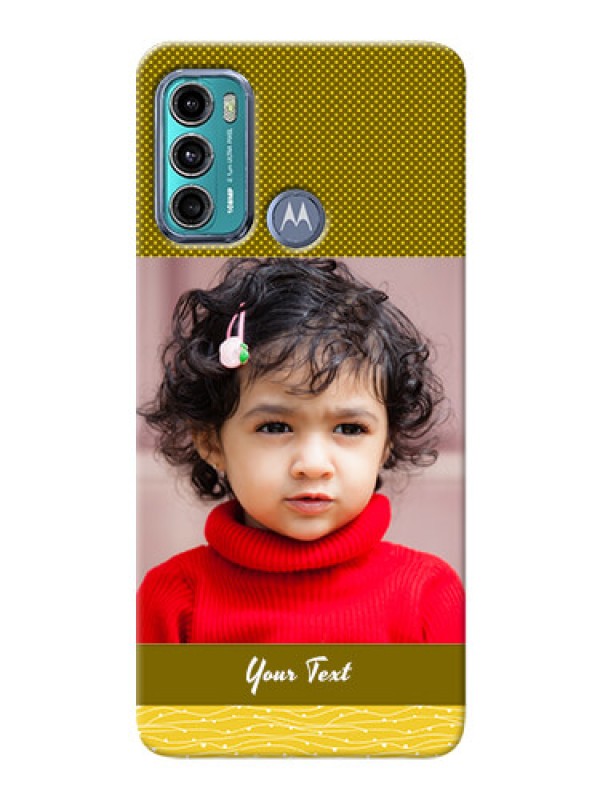 Custom Moto G40 Fusion custom mobile back covers: Simple Green Color Design