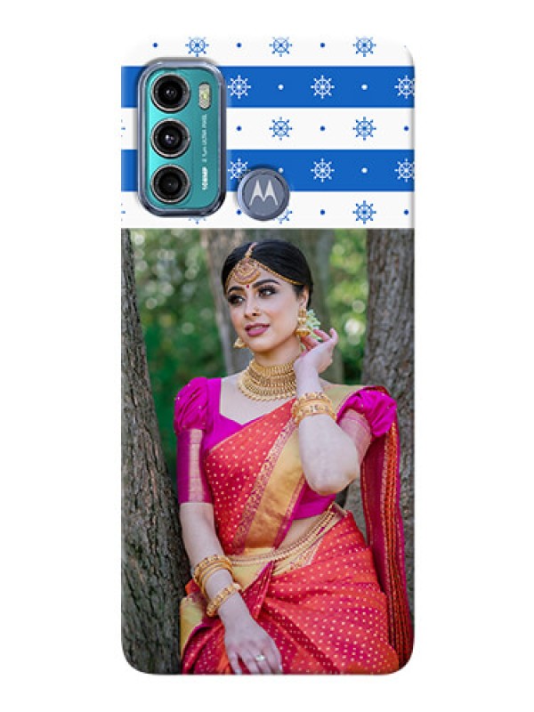 Custom Moto G40 Fusion custom mobile covers: Snow Pattern Design