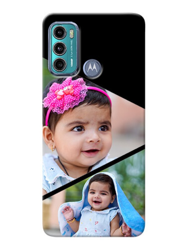 Custom Moto G40 Fusion mobile back covers online: Semi Cut Design