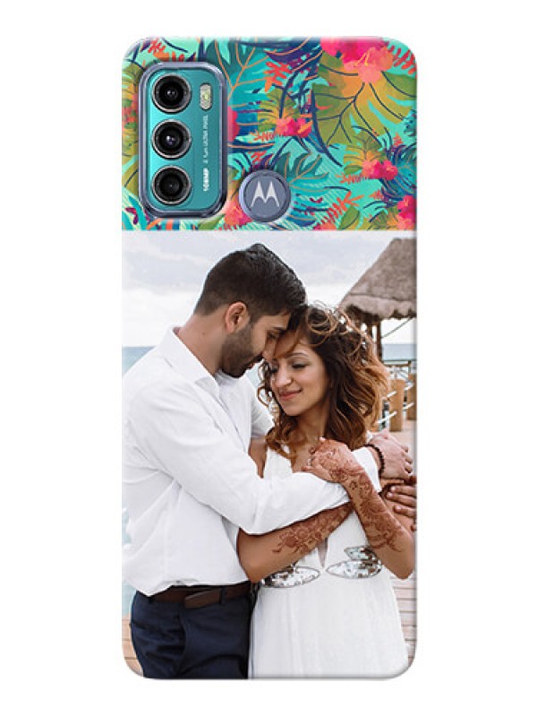 Custom Moto G40 Fusion Personalized Phone Cases: Watercolor Floral Design