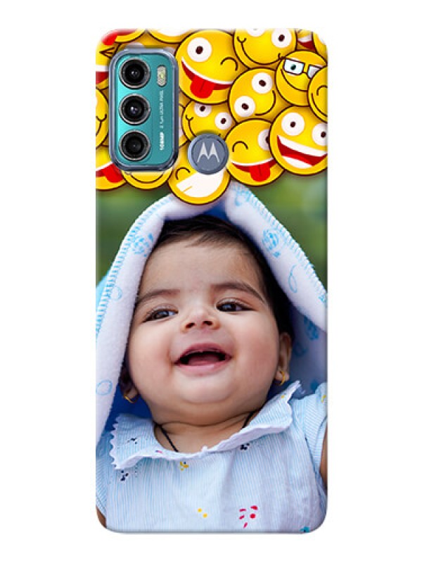 Custom Moto G40 Fusion Custom Phone Cases with Smiley Emoji Design