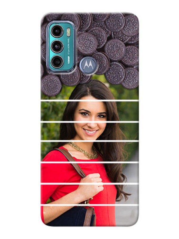 Custom Moto G40 Fusion Custom Mobile Covers with Oreo Biscuit Design
