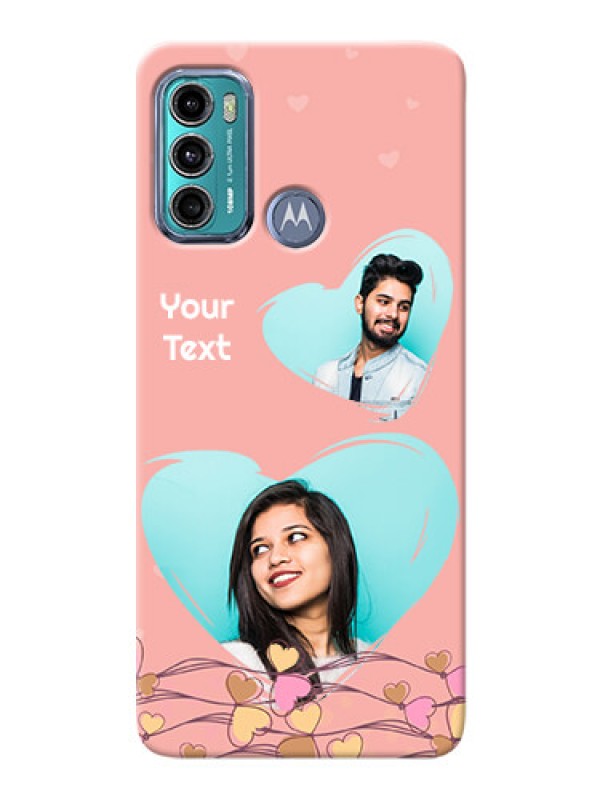 Custom Moto G40 Fusion customized phone cases: Love Doodle Design