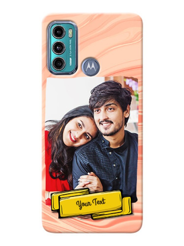 Custom Moto G40 Fusion Customized Phone Cases: Marble Texture Design