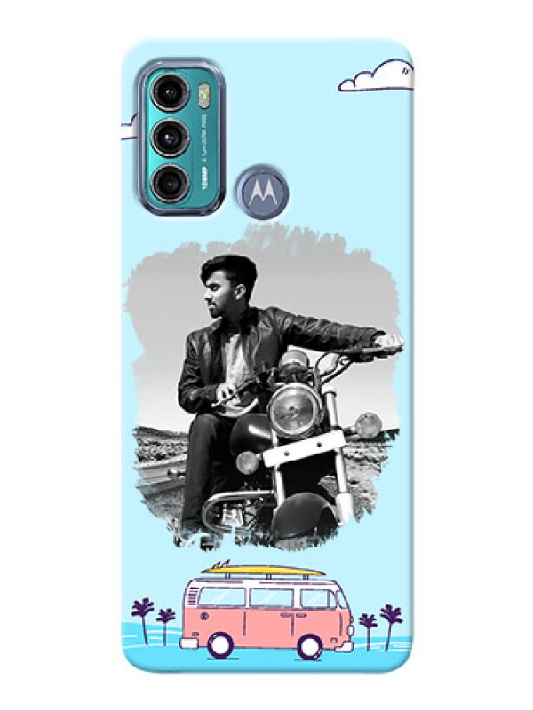 Custom Moto G40 Fusion Mobile Covers Online: Travel & Adventure Design
