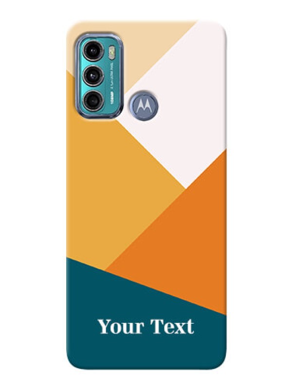 Custom Moto G40 Fusion Custom Phone Cases: Stacked Multi-colour Design