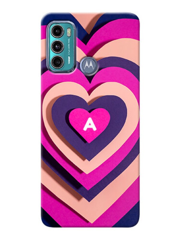 Custom Moto G40 Fusion Custom Mobile Case with Cute Heart Pattern Design